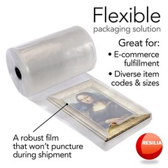 Heavy-Duty Lay Flat Poly Tubing – 4 Mil, 500ft Food-Grade Packaging Solution
