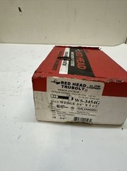 Red Head Ws-3454G Trubolt Wedge Anchor, 3/4″ Dia., 5-1/2″ L, Carbon 10PK