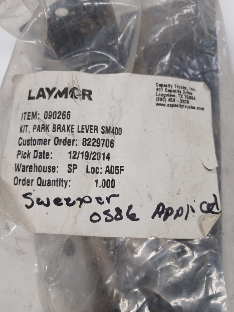 090266 Parking Brake Lever Kit Laymor Sweeper T179