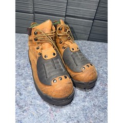 Red Wing 4456 Mens 7.5 D Brown Leather Steel Toe Metatarsal Guard Work Boots EH