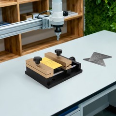 For Laser Marking Machine Fixture Double-track Design Sheet Cutting Holder
