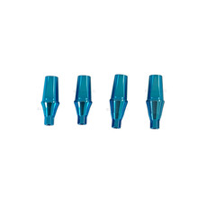 5pcs Megagen compatible Blue Diamond Straight Abutment for Dental
