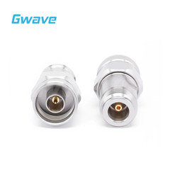 N Male to N Female Adapter, Passivated Stainless Steel, DC – 18GHz