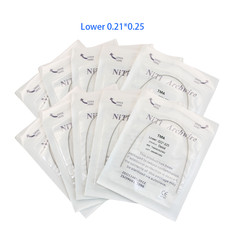Dental Orthodontic TMA Beta Ti-Mo Arch Wires Round Rectangular Arch Ovoid Form