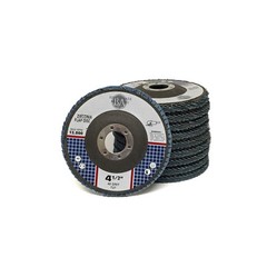 15 Pack 4.5” x 7/8″ Zirc Flap Disc Grinding Wheels 40 60 80 Grit T27 Bundle