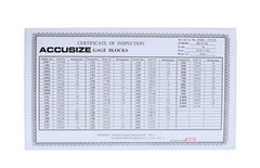 81 Pcs Steel Gage Block Set, Grade B, #P900-S581