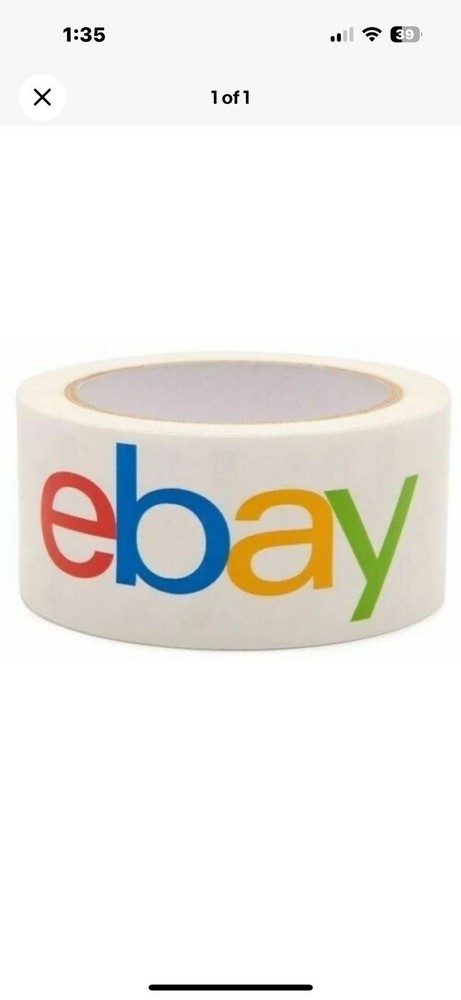 12 Rolls 2″ x 75 yds Official eBay Branded Packaging Packing Package Carton Tape