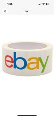 12 Rolls 2″ x 75 yds Official eBay Branded Packaging Packing Package Carton Tape