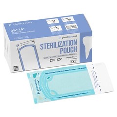 2.25″ x 4″ Self-Sealing Sterilization Pouches for Autoclave (1 Box of 200)