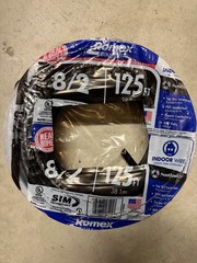 Southwire 125 ft. 8/2 Stranded Romex SIMpull CU NM-B W/G Wire – Black #28893602