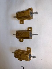 Dale RH-25 25 Watt 50 ohm 5% Power Resistors Brand New Pack Of (3)