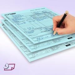 – Pack of 500 Sheets 8-1/2″ x 11″ Letter Size CFB NCR (Carbon-Less) Paper, fo…