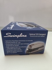 NEW Swingline Optima 20 Electric StaplerDesktop, Auto/Manual, 20 Sheets, Silver
