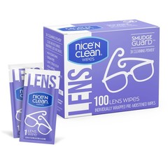 Nice ‘n Clean SmudgeGuard Lens Cleaning Wipes (100 100 Count (Pack of 1)