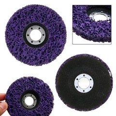 10 PCS 4.5″ x 7/8″ Black & Purple Poly Strip Discs, Rust Paint Oxidation Remover