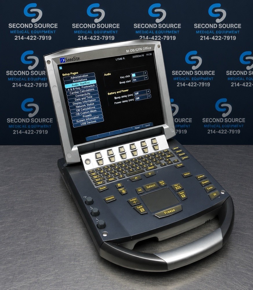 SONOSITE M-TURBO ULTRASOUND OB-GYN OFFICE EDITION WITH CONVEX C60 PROBE