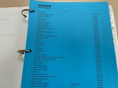 Volvo Model A35D Articulated Dump Truck Parts Manual