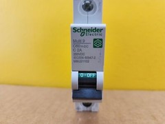 NEW Shneider Electric Multi9 C60H-DC Miniature Circuit Breaker, C-Curve, 2 A