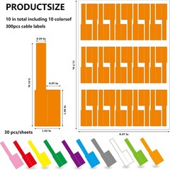 A4, Yellow, White, Red, Pink, Gray, Green, Purple, Orange, Blue, Light Green