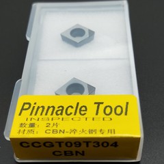 2pc CCGT09T304 CBN Boron Nitride diamond carbide INSERT bits for steel,cast iron