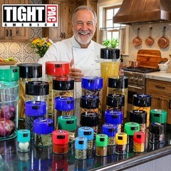 Tightvac 3 to 12 Ounces Airtight Smell Proof Container – Patented Vacuum Seal,
