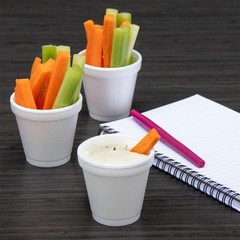 Dart 4J4 4 oz Insulated Foam Cups – EPS J‑Cup® – 1,000 Count Case