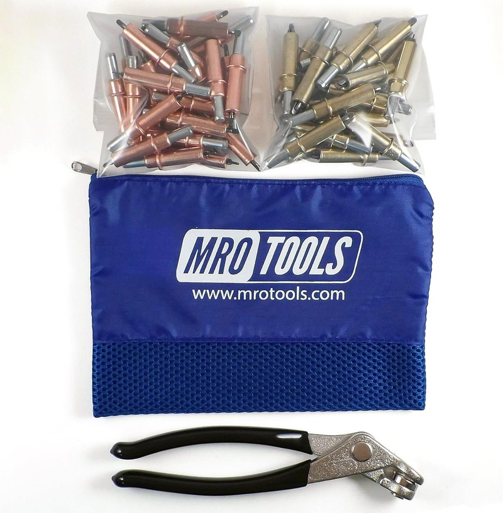 25 1/8 and 25 3/16 Cleco Fasteners + Cleco Pliers + Mesh Carry Bag – Cleco Faste