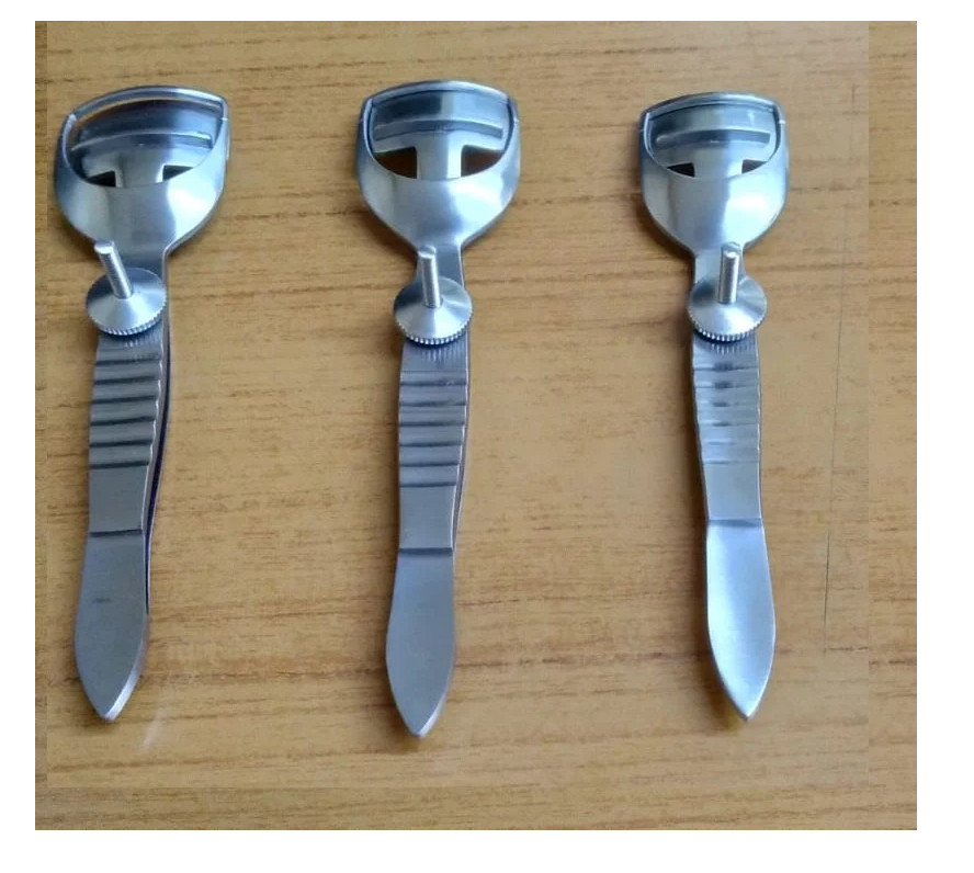 3Pc Waddell Clamp 18mm,22mm,26mm Bilamellar Tarsal Trachomatous Trichiasis Insts