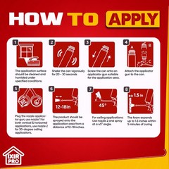 Spray Foam Insulation Kit (1 PK Kit-30oz) Expanding Sealant, Spray Foam