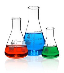 Premium Flask Set, 250ml, 100ml & 50ml – Borosilicate Glass – Eisco Labs