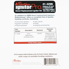 Robertshaw Furnace Igniter for York Luxaire S1-02545231000 S1-02549808000