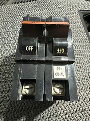 Federal Pacific NA240 40A Circuit Breaker – Black