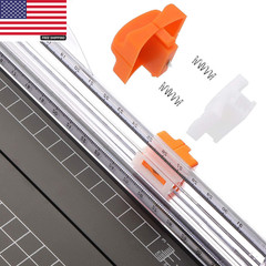 A4 Paper Cutter 12 Inch Titanium Blade Guillotine Trimmer with Automatic Safety