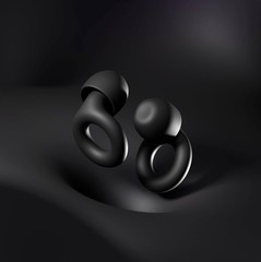 Loop Quiet 2 Ear Plugs for Noise Reduction 14 Rating BLACK Open Box