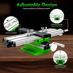 2 Axis Cross Slide Compound Bench Drill Vise Multifunction Milling Working Table