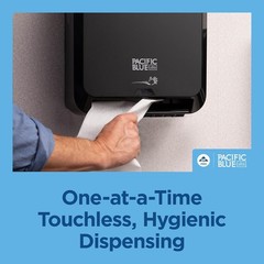 Touchless Paper Towel Dispenser High Capacity Automatic Wall Mount Black