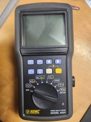 AEMC 8220 Power Quality Meter Single-Phase with Current Clamp and Test Lead