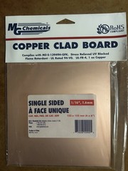 MG Chemicals COPPER CLAD BOARD LOT of 1/16″: 6X9, 6X6, 4X6, 3X5, 3X4