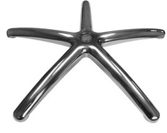 28″ Diameter | Polished Aluminum Replacement Office Chair Base | S4430-1