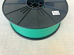 Aviditi 301135C-001 Plastic Twist Tie Spool, 6000′ Length x 5/32″ Width, Green