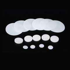 Ø 5mm-150mm PTFE Solid Round Seal Gaskets Disc Thick 0.5/1/1.5/2/3/4/5/6/8-10mm