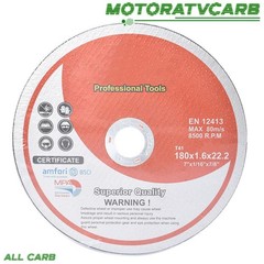 ALL-CARB 100 Pcs 7″×1/16″×7/8″ Cut-off Wheel Metal Stainless Steel Cutting Discs