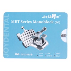 AZDENT 50 Set Dental Orthodontic MIM Monoblock Brackets Brace MBT/Roth Hooks