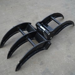 Mini Excavator Grapple Attachment – Heavy Duty Log & Brush Grabber for 0.8-1.5 T