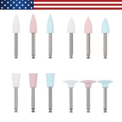 Dental Contra Angle/Straight/Air Motor Handpiece 2/4H/Polishing Burs RA Polisher