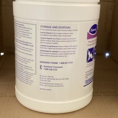 LOT of (4) Diversey Oxivir TB Disinfectant Wipes Containers, White, 160 ea – NEW