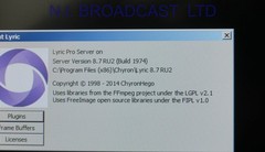 Chyron Hego lyricX  3G/ HD graphics system, + 8x 512gb  SSD (Lyric pro V8.7