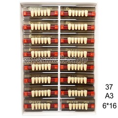 Dental Acrylic Denture Resin Teeth Upper Lower Full Set Shade A1/A2/A3 3/8/16 SD