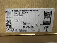 SALTO XS4 W60M ANSI Programmable Door Lock Keyless Entry Silver/Nickel Finish