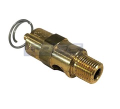 160 PSI BRASS SAFETY PRESSURE RELIEF POP OFF VALVE, AIR TANK, COMPRESSOR, 1/8″